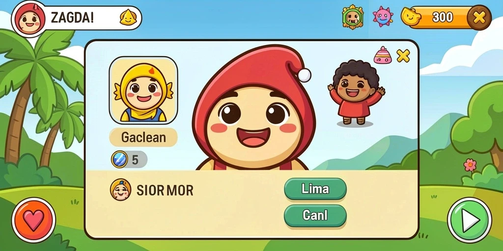 Komunikasi antar pemain melalui fitur chat dalam game.
