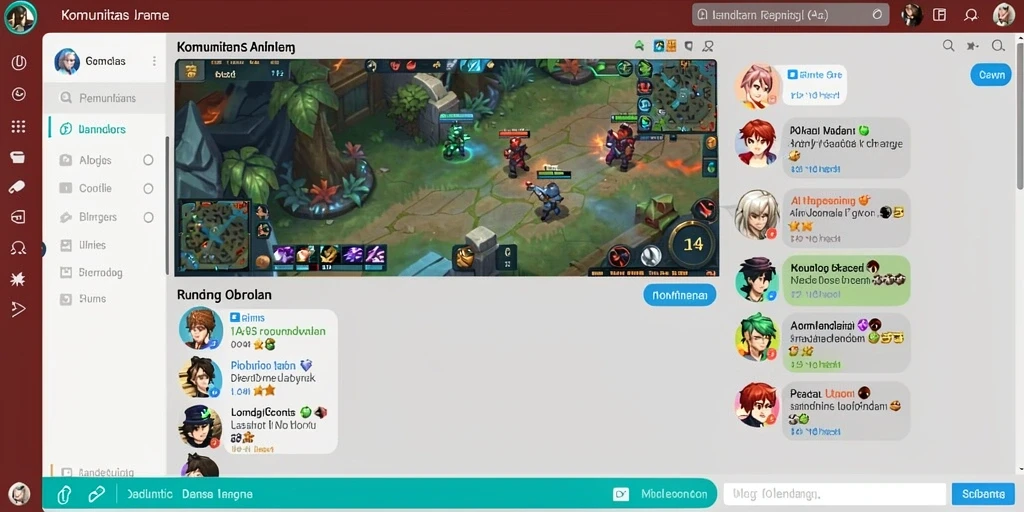 Screenshot ketiga menunjukkan gameplay seru saat bertanding dengan teman.