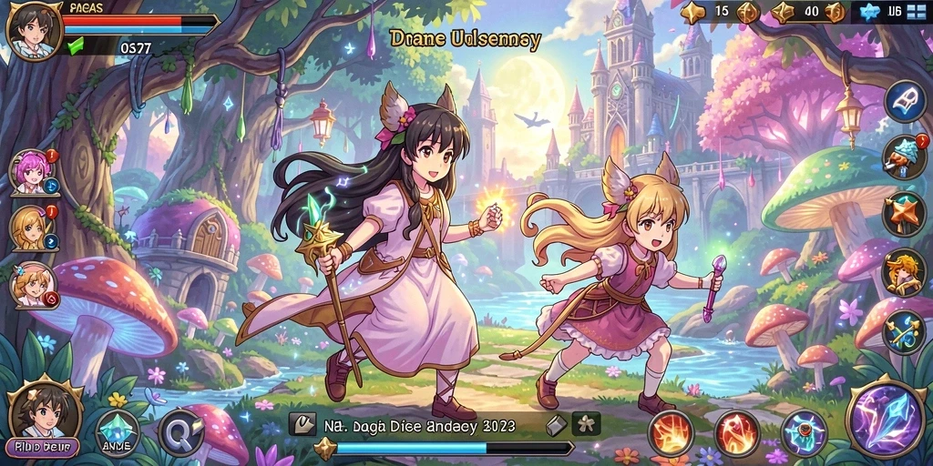 Screenshot menunjukkan mode multiplayer yang seru dan interaktif.
