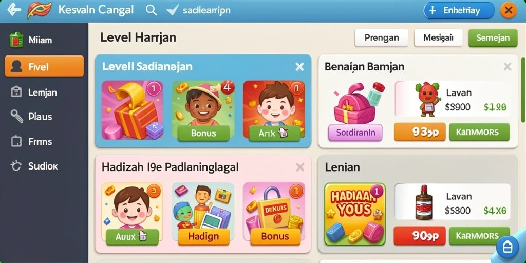 Grafis yang memukau dan efek suara yang mendebarkan.