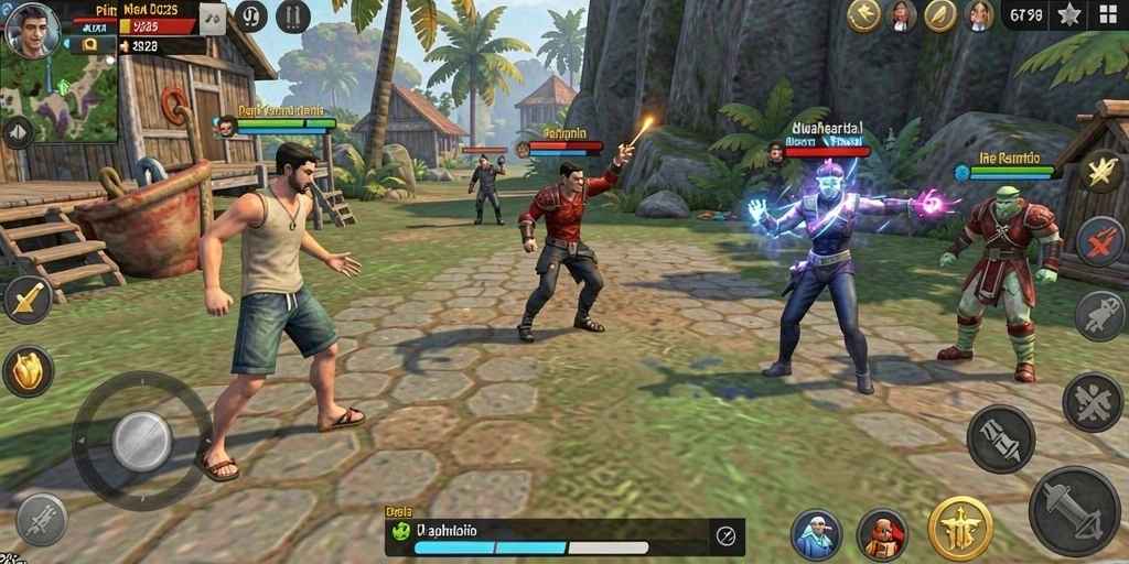 Screenshot gameplay yang menampilkan aksi seru.