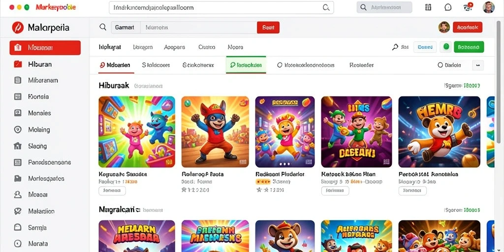 Screenshot menunjukkan pengalaman bermain yang memukau.