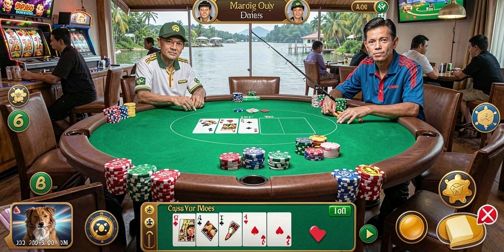 Tangkapan layar yang menggambarkan level yang menantang.
