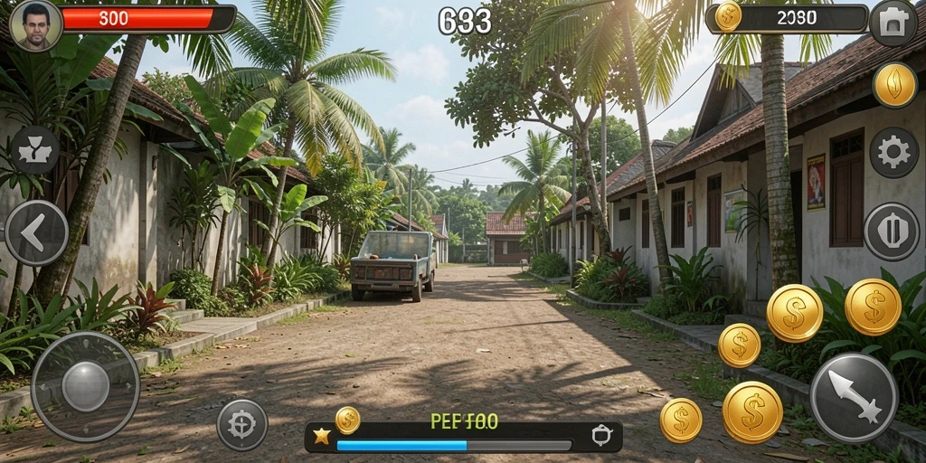 Fitur multiplayer yang memungkinkan bermain bersama teman.